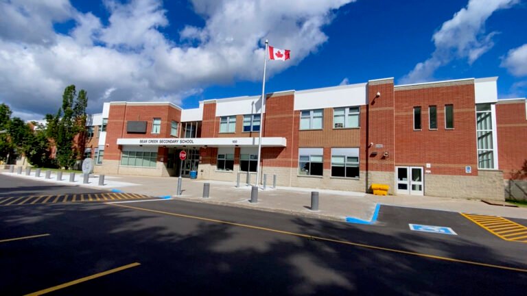 Bear Creek Secondary School front entrance